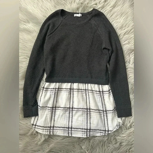 CLUB MONACO Callena Sweater in Charcoal Size Small - Picture 2 of 6